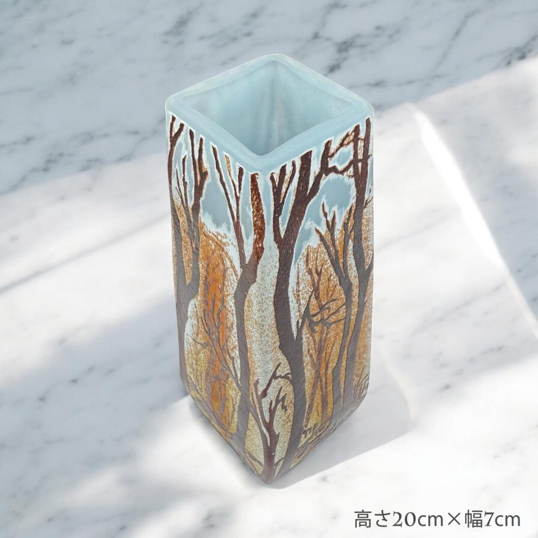 うらさん専用2本セット【証明書付】　ドームナンシー 花瓶 エナメル彩アンティーク