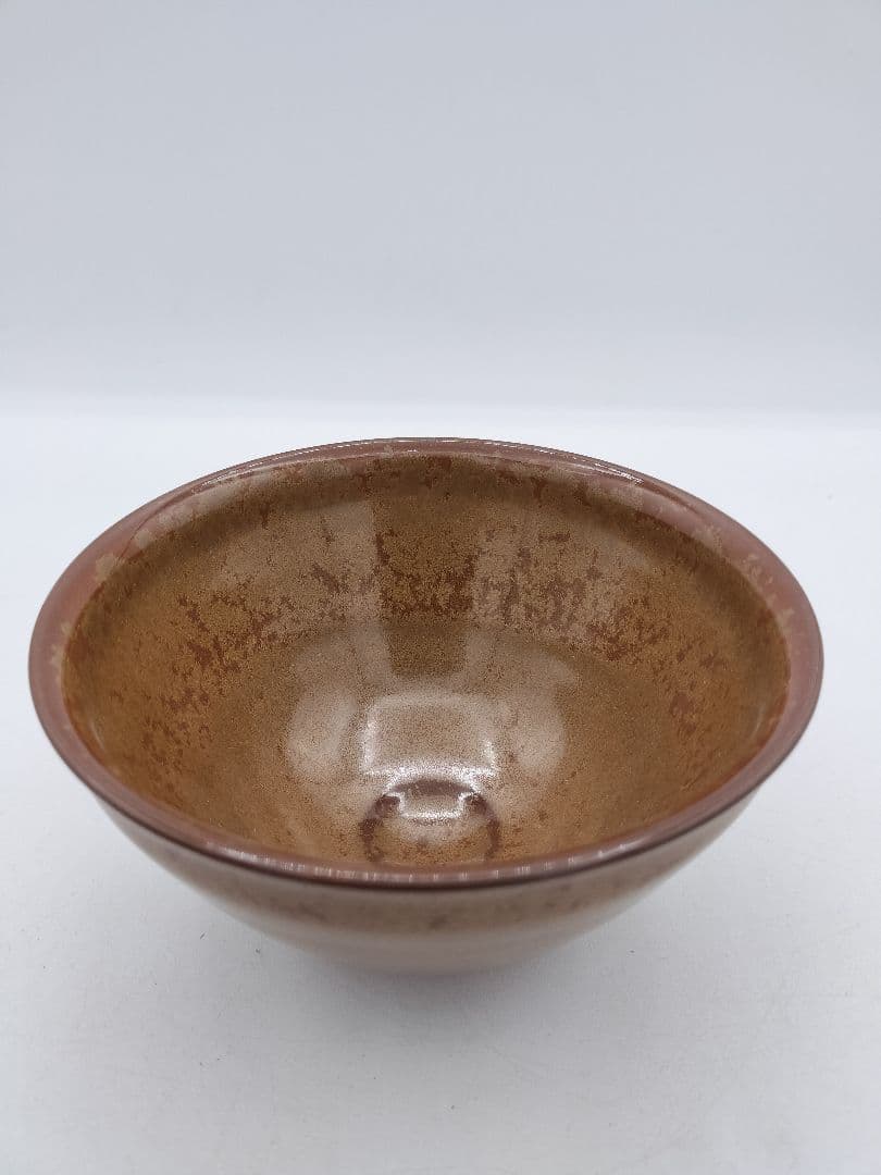 c412 数茶碗 金結晶 加藤藤山 10客 木箱 茶道具 古物