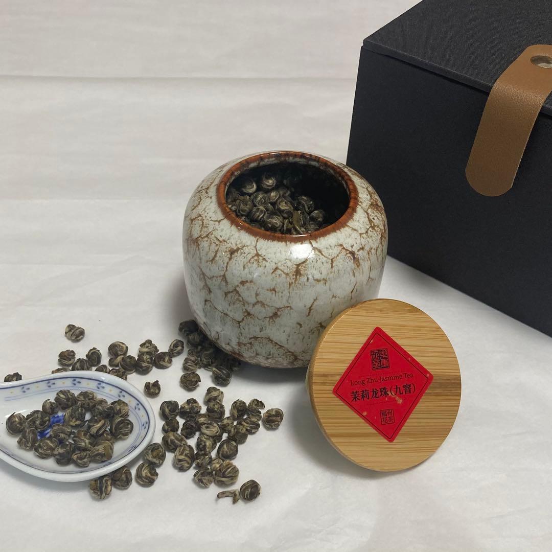最上級（九窨）‼️ジャスミン茶　茉莉白龍珠（白毫銀針）