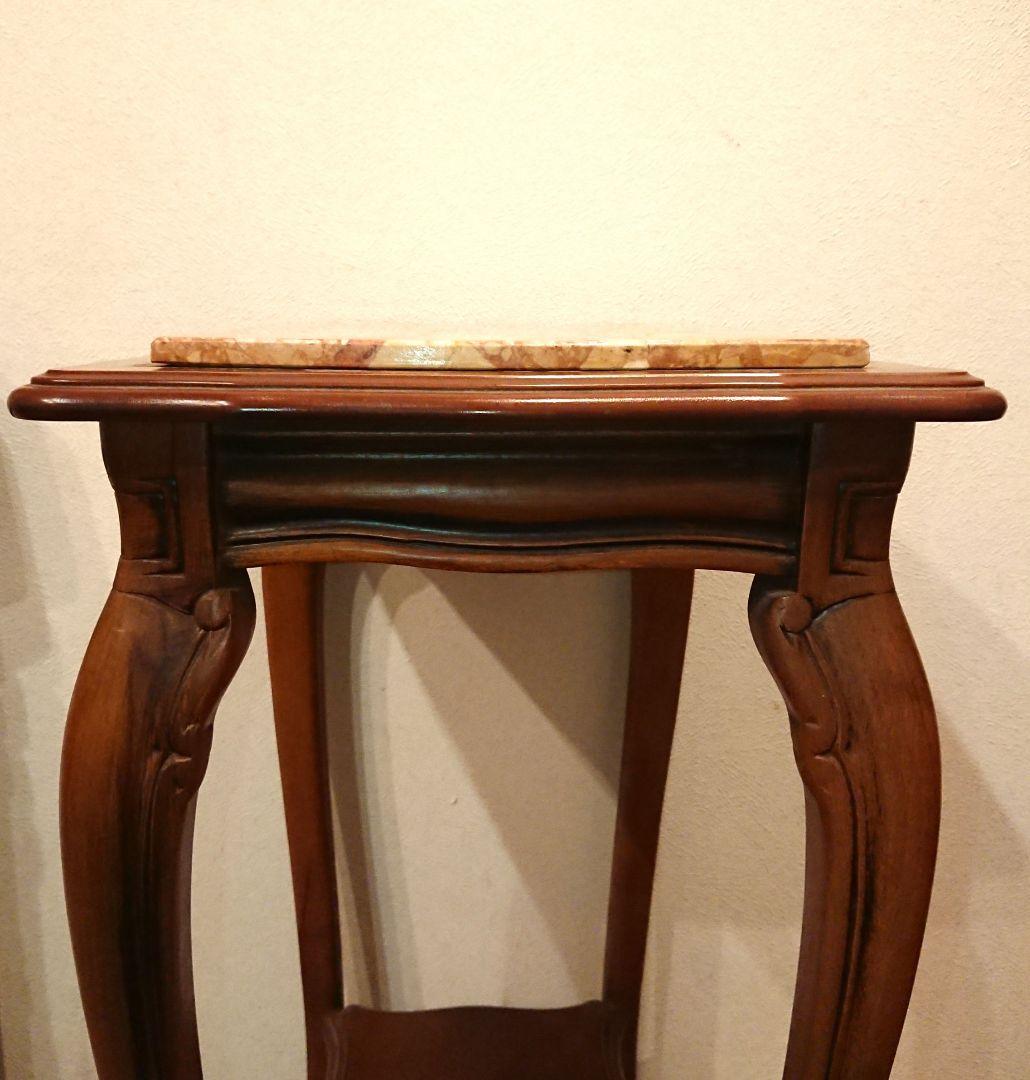 【超メルカリ市限定価格】イタリア 大理石 猫脚コンソールテーブル アンティーク