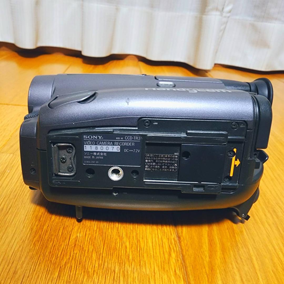 【動作確認済】SONY 高画質 Hi8 ビデオカメラ CCD-TR3 セット