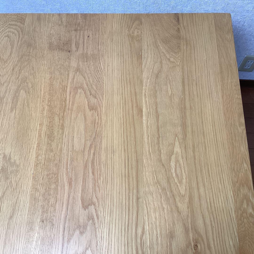 無印良品　ダイニングテーブル　オーク無垢材 80cm
