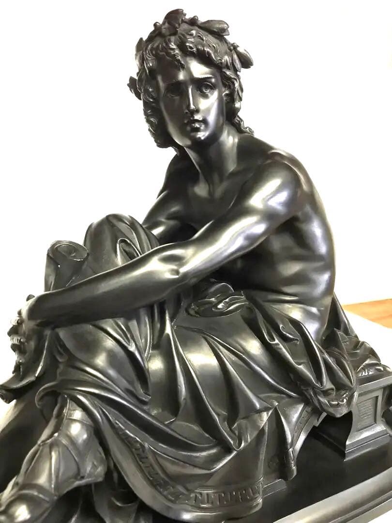 銅製置物:勇者の一刻