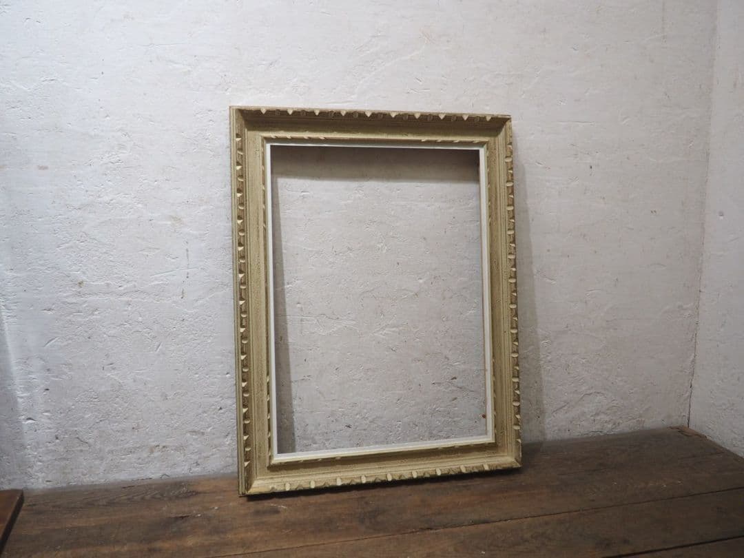 1251 レトロな額縁　P20　アートフレーム　油彩　水彩　画材　ビンテージ