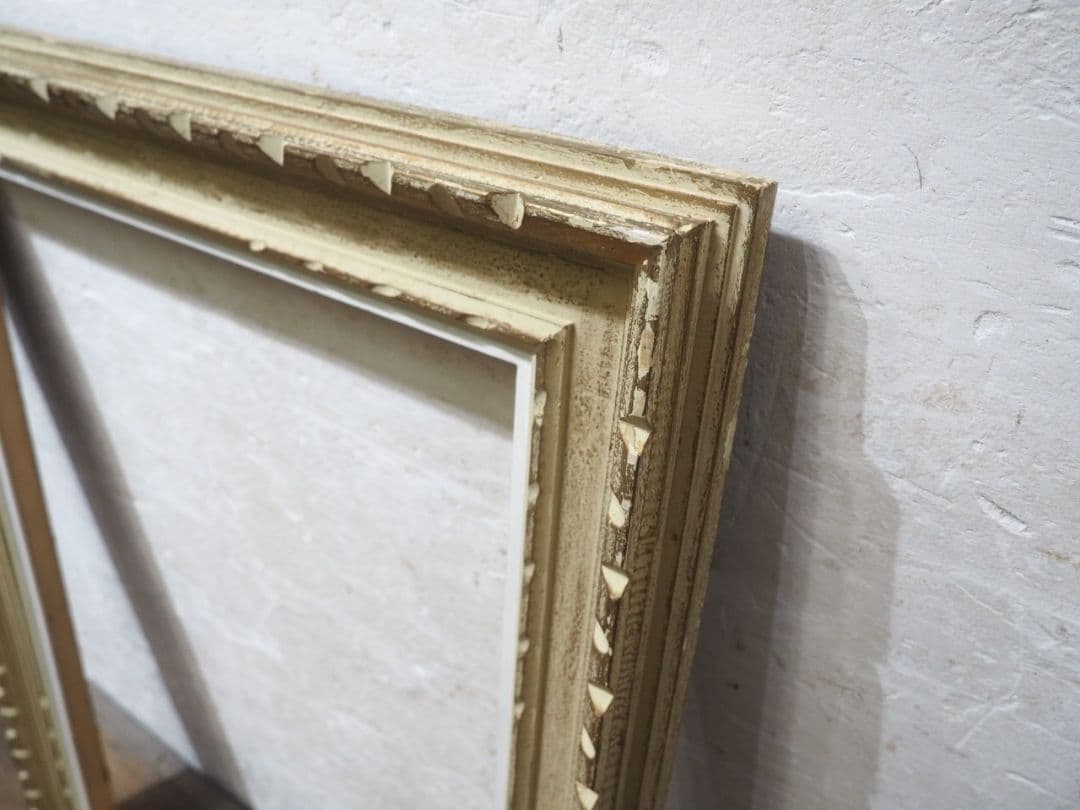 1251 レトロな額縁　P20　アートフレーム　油彩　水彩　画材　ビンテージ