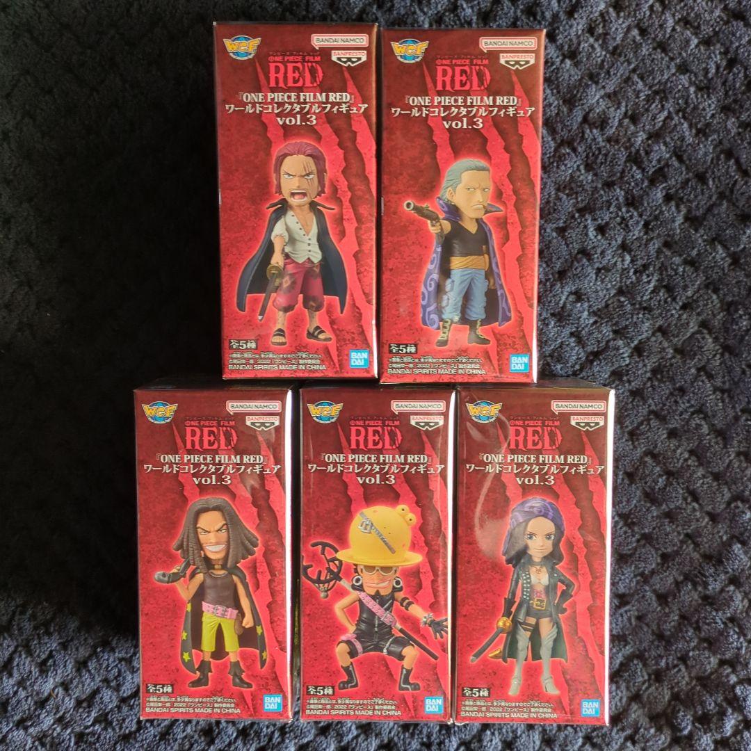 ワンピース　コレクタブル　フィギュア　RED１５種類　ワーコレ　ドラゴンボール