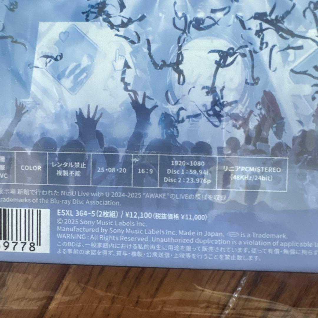 NiziU/ Live 2024-2025\"\"AWAKE Blu-ray 新作❗️