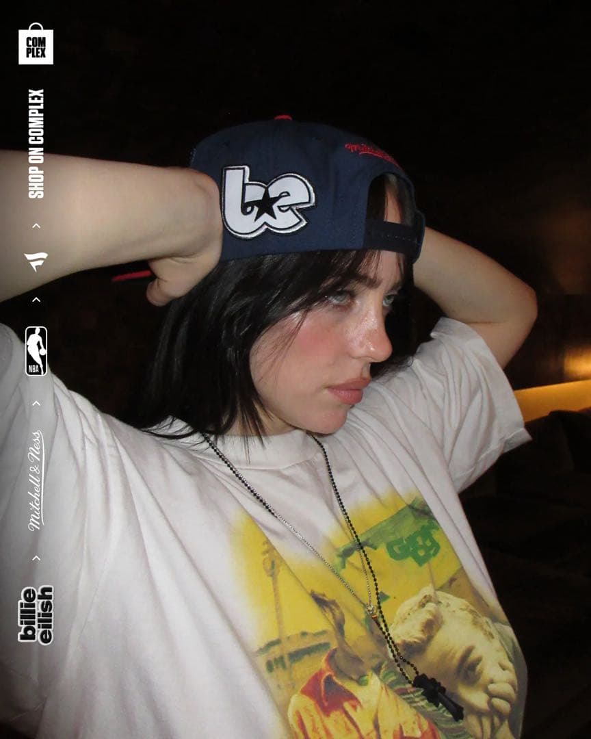 Billie Eilish キャップ　NBA コラボ