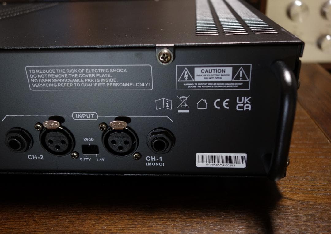 美品　パワーアンプ　thomann S-150mk2　完動品