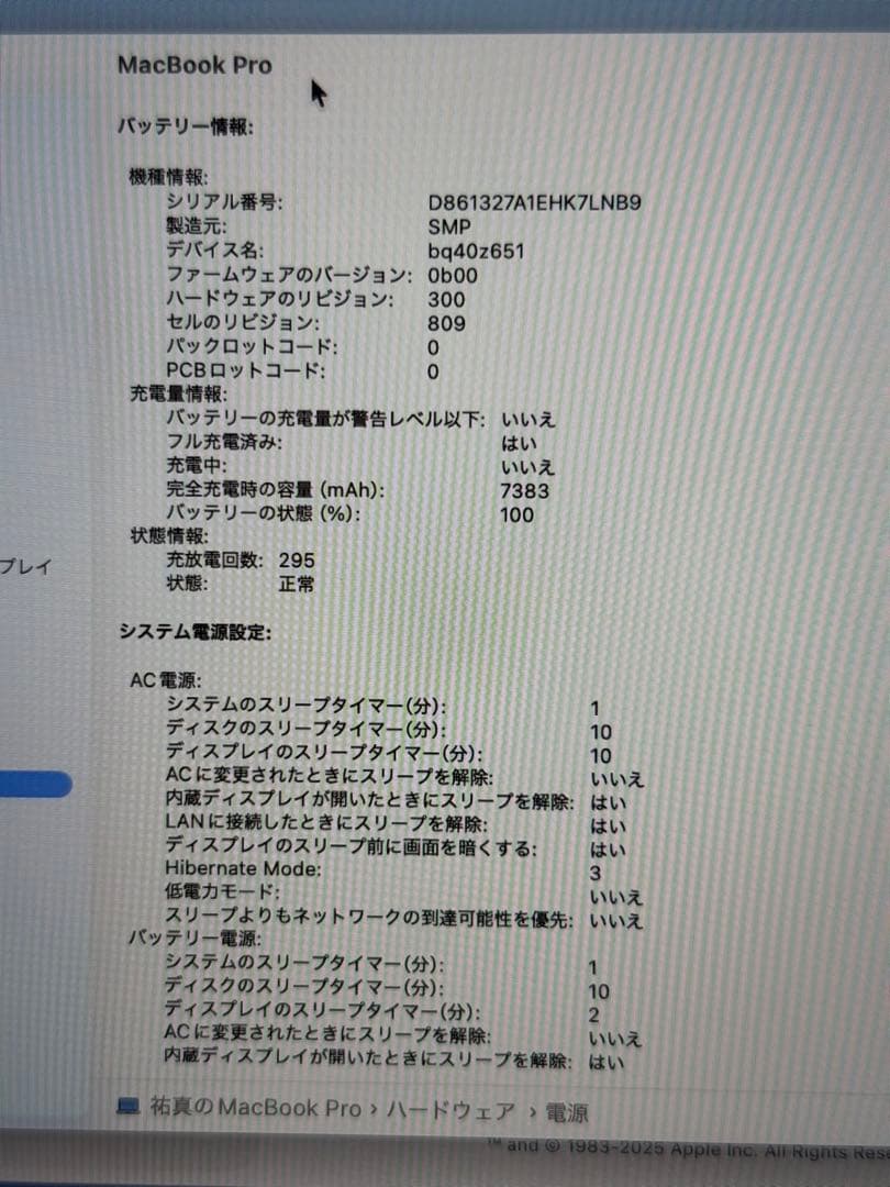 MacBook Pro 16インチ i9/32GB/1TB/5500M 8G