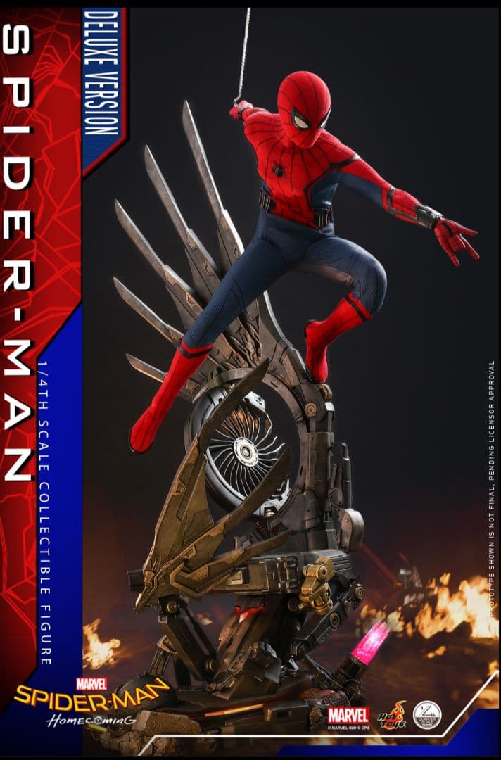 新品未開封　スパイダーマン ホームカミング 1/4 クオーター デラックス版