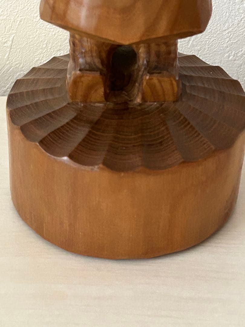 ◇美品・北海道彫刻◇コロポックル30cm