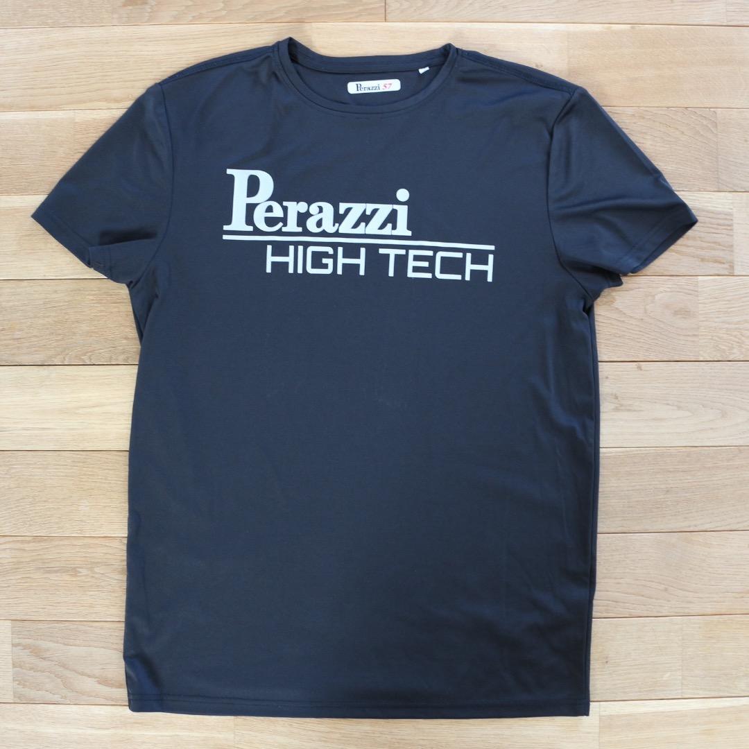 Perazzi ペラッツィ ペラッチ ハイテックTシャツ ウエッドライ ブラック