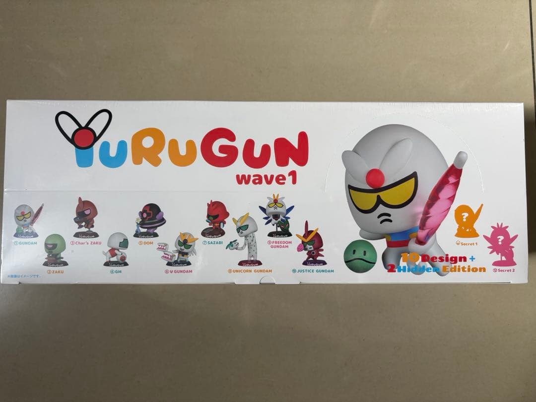 YURUGANゆるガンwave1の10個入未開封BOXシュリンク付き