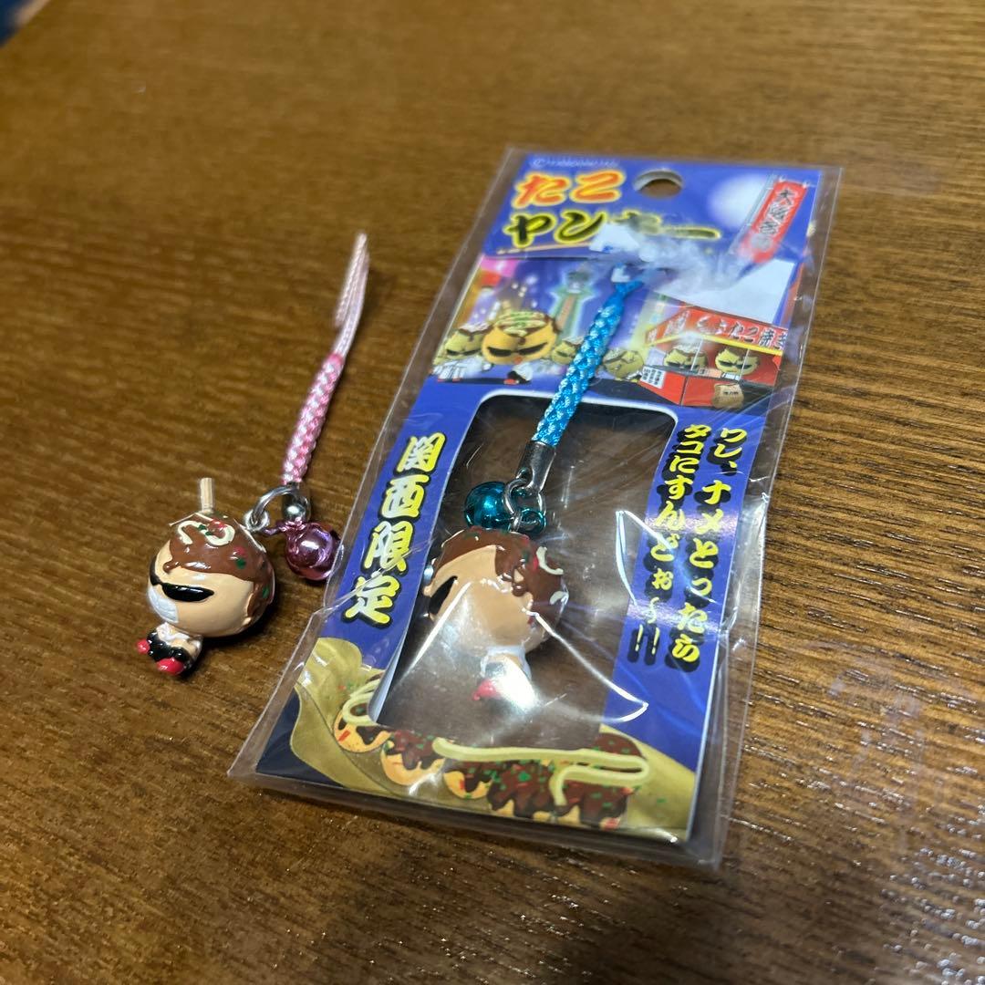 たこヤンキー　大阪限定　根付ストラップ　キャラクター　レア