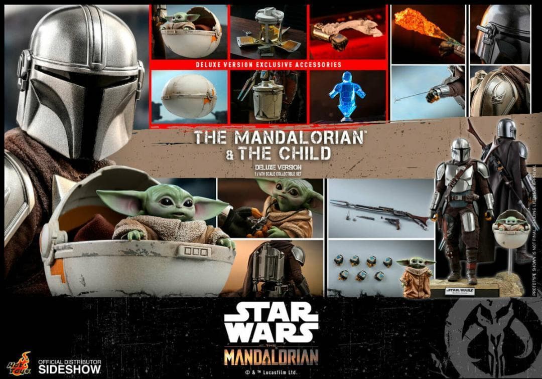 スターウォーズ マンダロリアン ザ チャイルド デラックス版 ホットトイズ