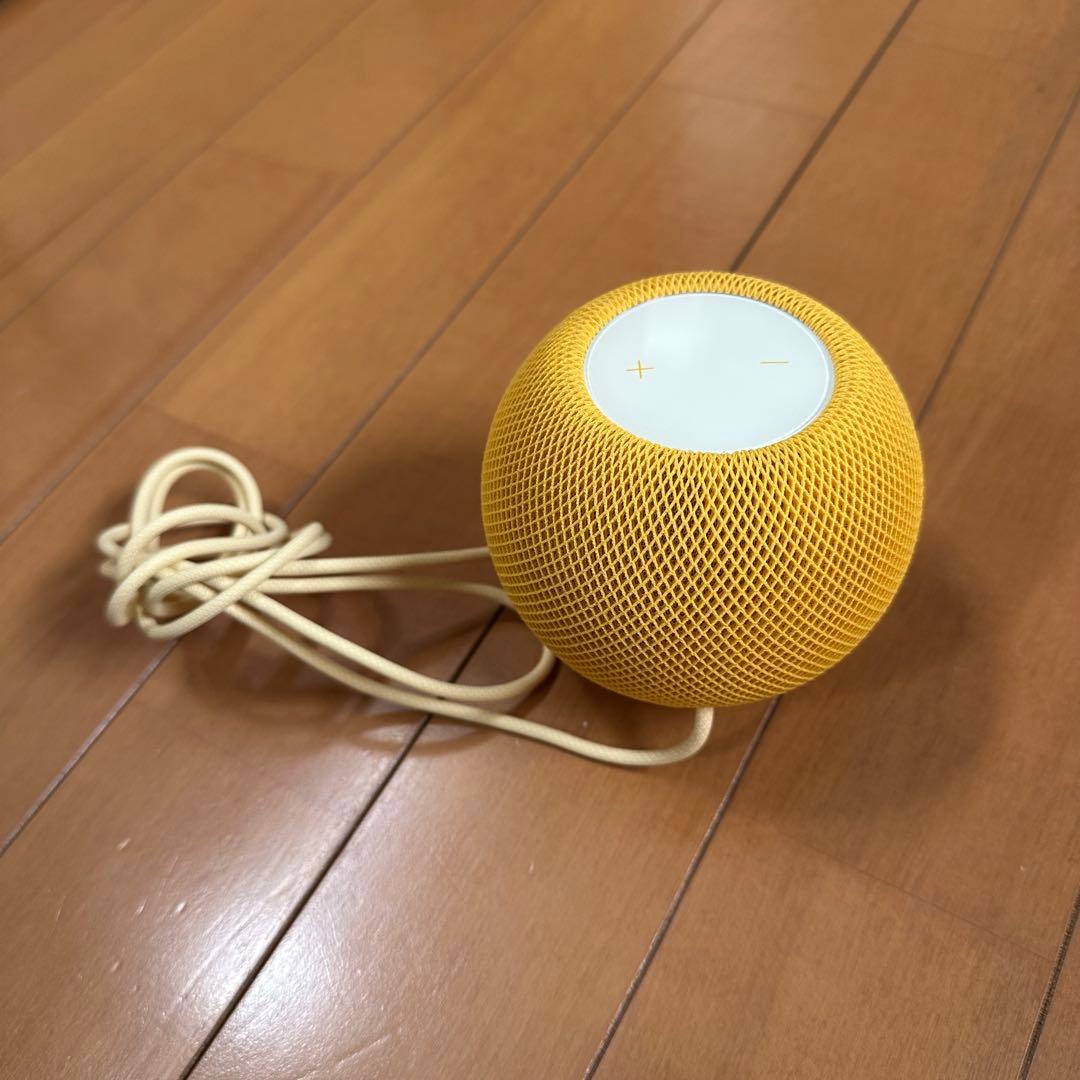 Apple pod mini スピーカー　イエロー