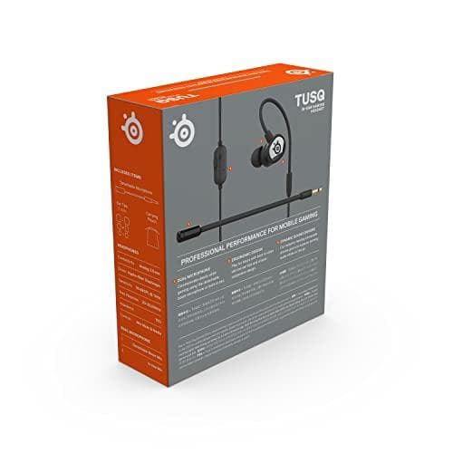 SteelSeries ゲーミングイヤホン マイク着脱式 Tusq ノイズキャb
