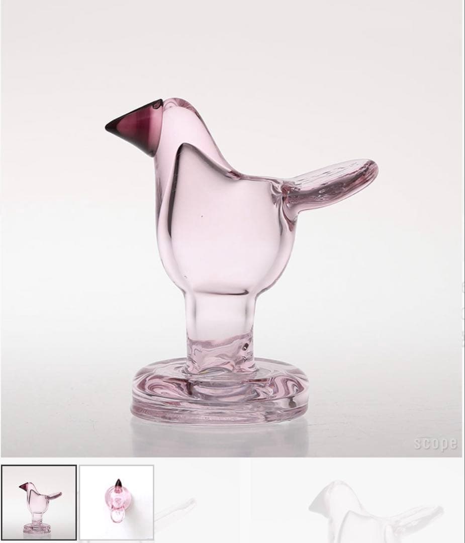 ピンク　シエッポ　ミニシエッポ脚付　スコープ　イッタラバード　オイバトイッカ