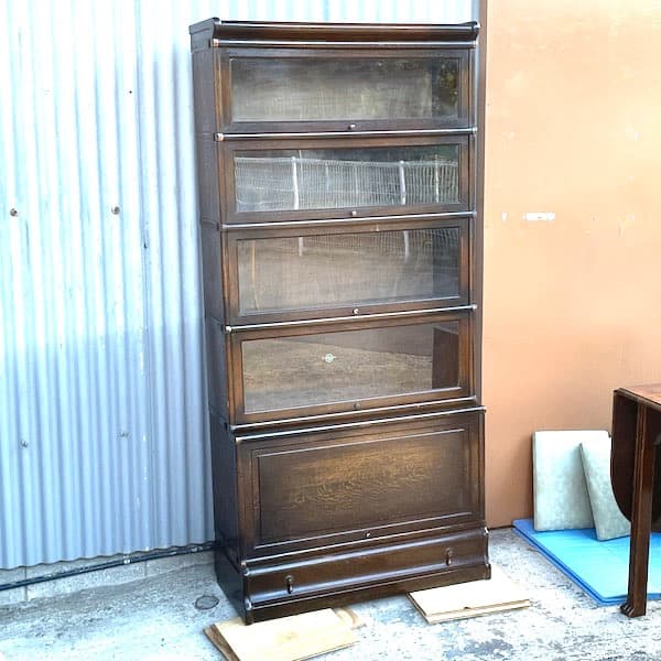 グローブヴェルニッケ社　スタッキングブックケース　イギリスアンティーク