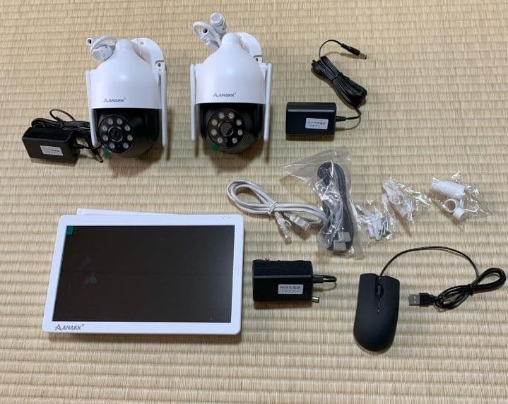 最安値★防犯カメラ 監視カメラ モニター付き 2台セット ★新品未使用