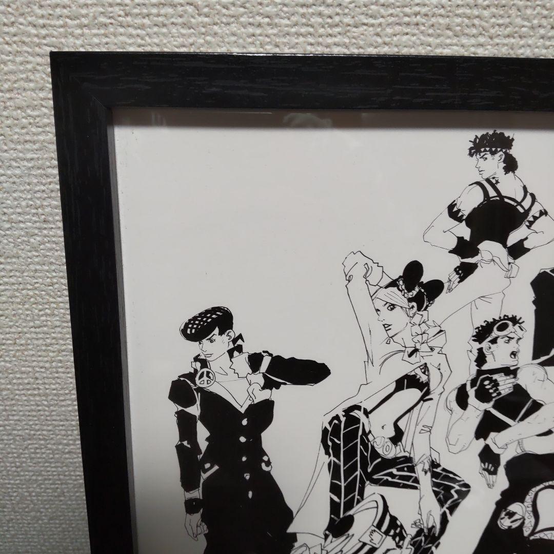 -JOJO展 冒険の波紋- ドローイングアート 複製原画　 歴代ジョジョ集合