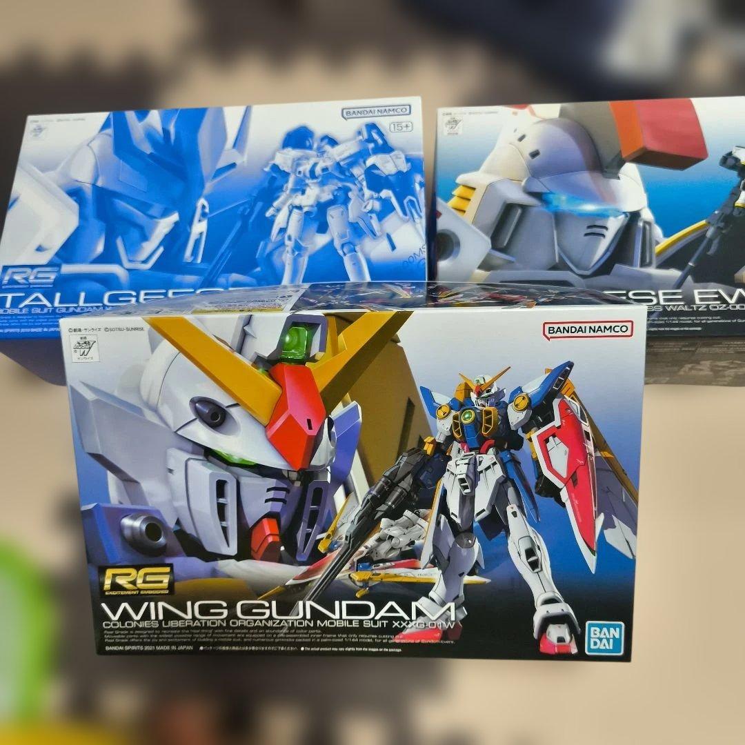 RG ウイングガンダム トールギスEW トールギスⅢ　 セット！