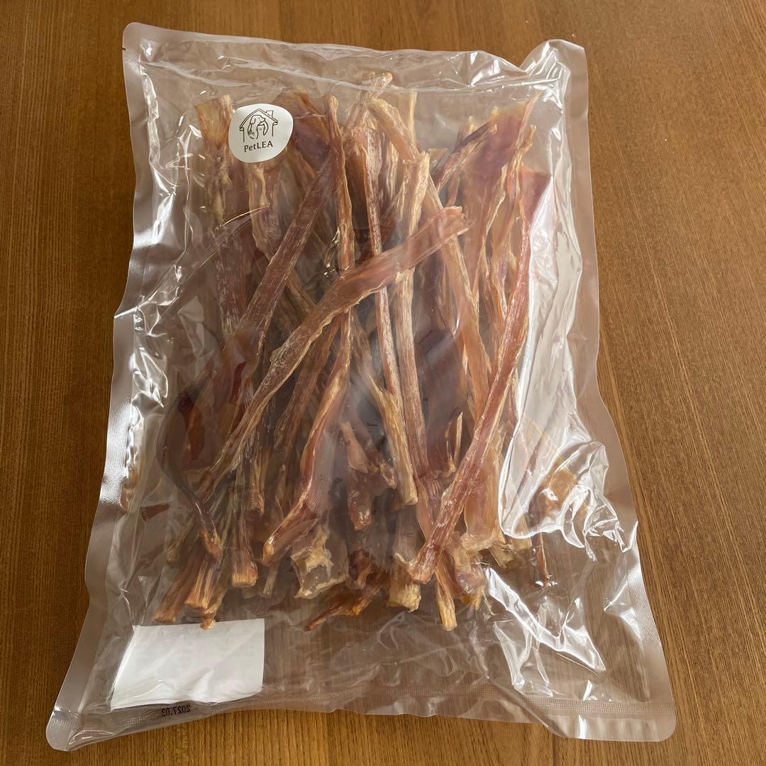 【いー】馬アキレス　ロング　薄め　500g ドッグフード　デンタルケア