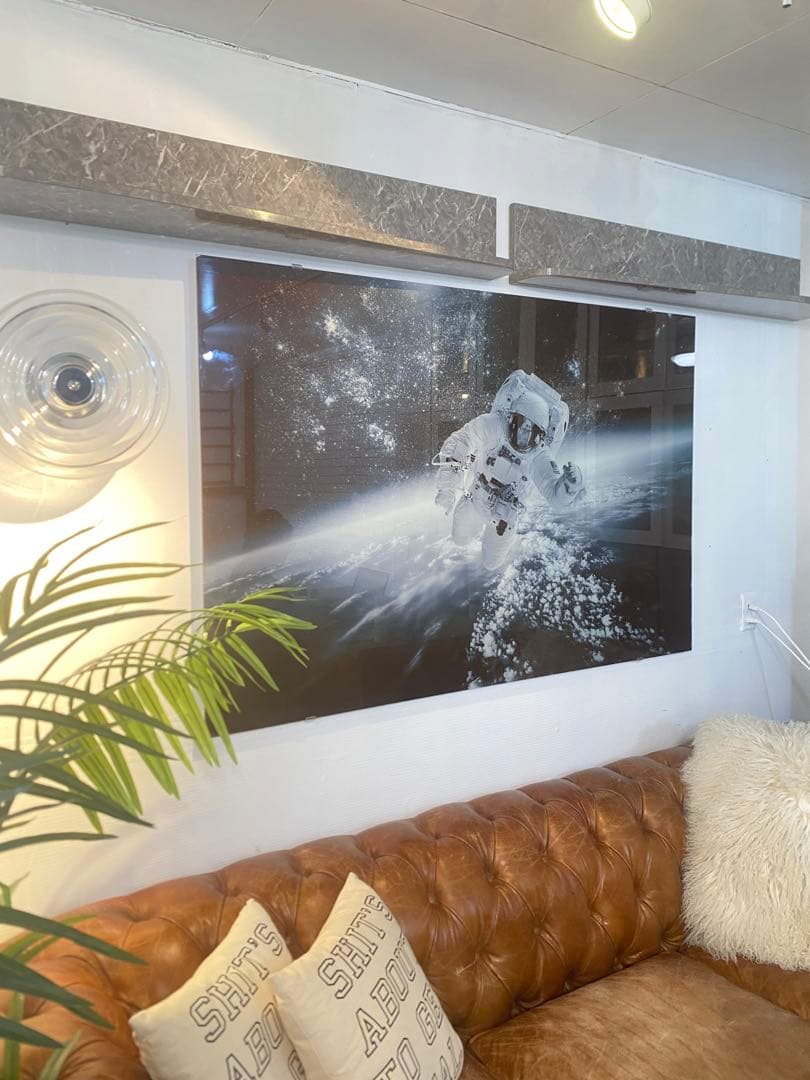 【東京都内23区配送無料】ドイツ製　kare ガラスアート　横幅150cm 絵