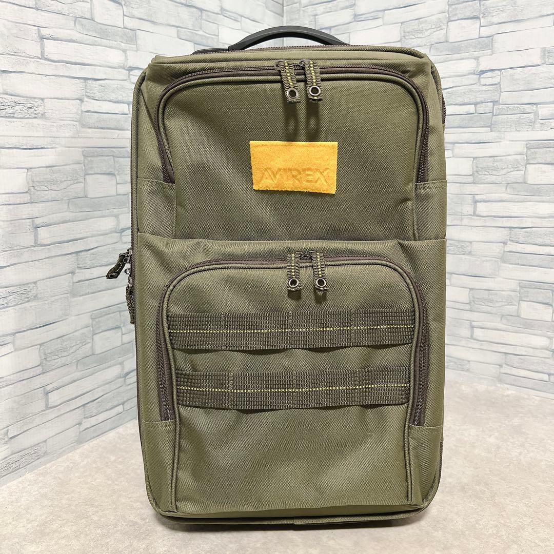 美品 AVIREX アヴィレックス キャリーケース 2輪 機内持ち込み可