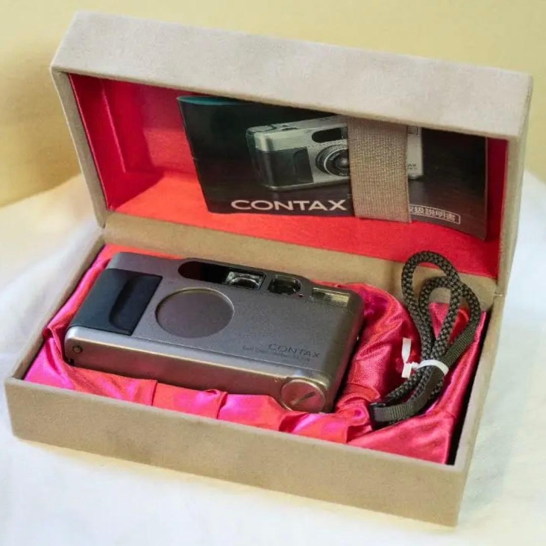 CONTAX T2 ケース 元箱 ストラップ 説明書 動作確認書 セット