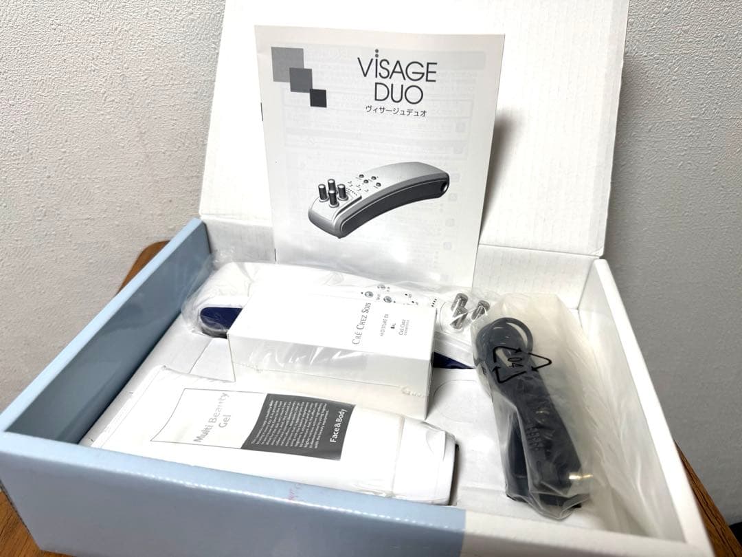 【未使用】VISAGE DUO（美顔器）、ジェル、美容液、フェイスケア、美肌