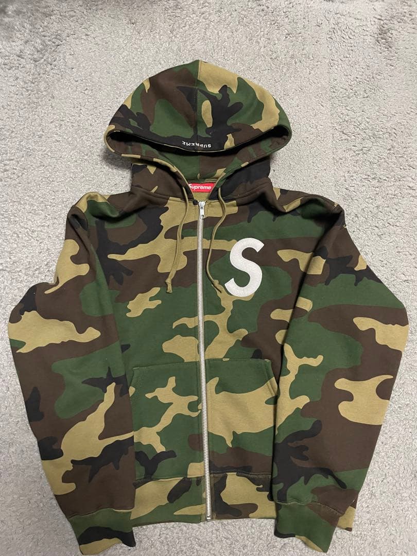 トップス Supreme S Logo Zip Up Hooded Camo 25fw