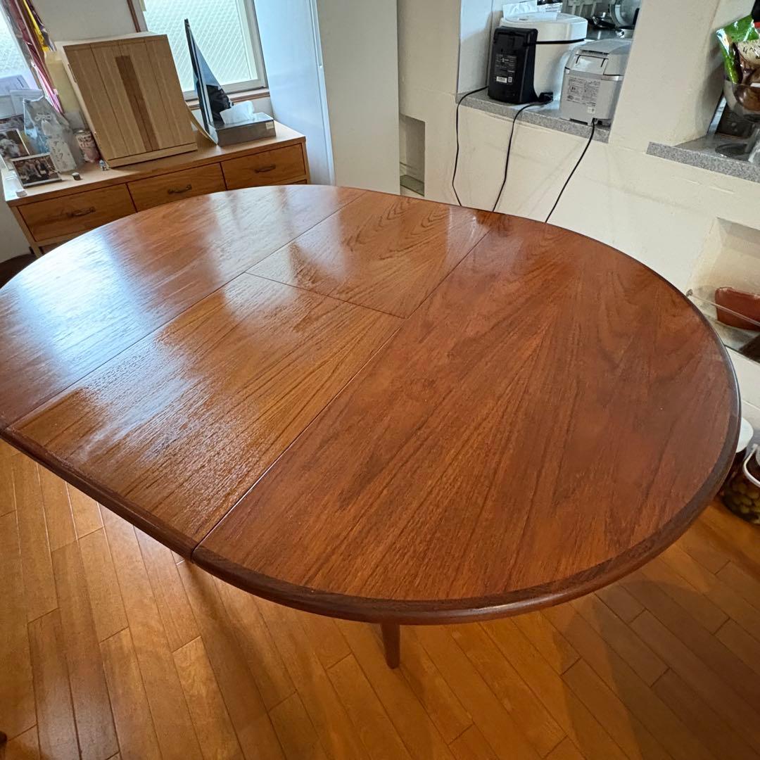 G-PLAN フレスコ ラウンドエクステンションテーブル 椅子別