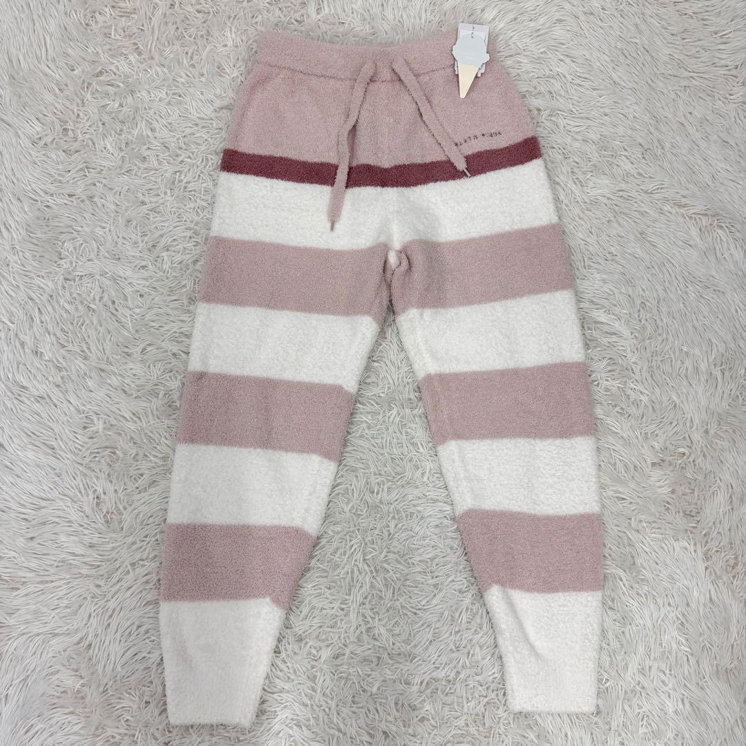 【新品タグ付き】gelato pique セットアップ　ボーダー　ピンク