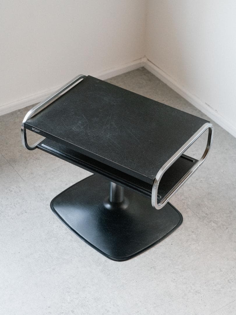 70-80's SHARP vintage 回転 サイドテーブル 昭和レトロ