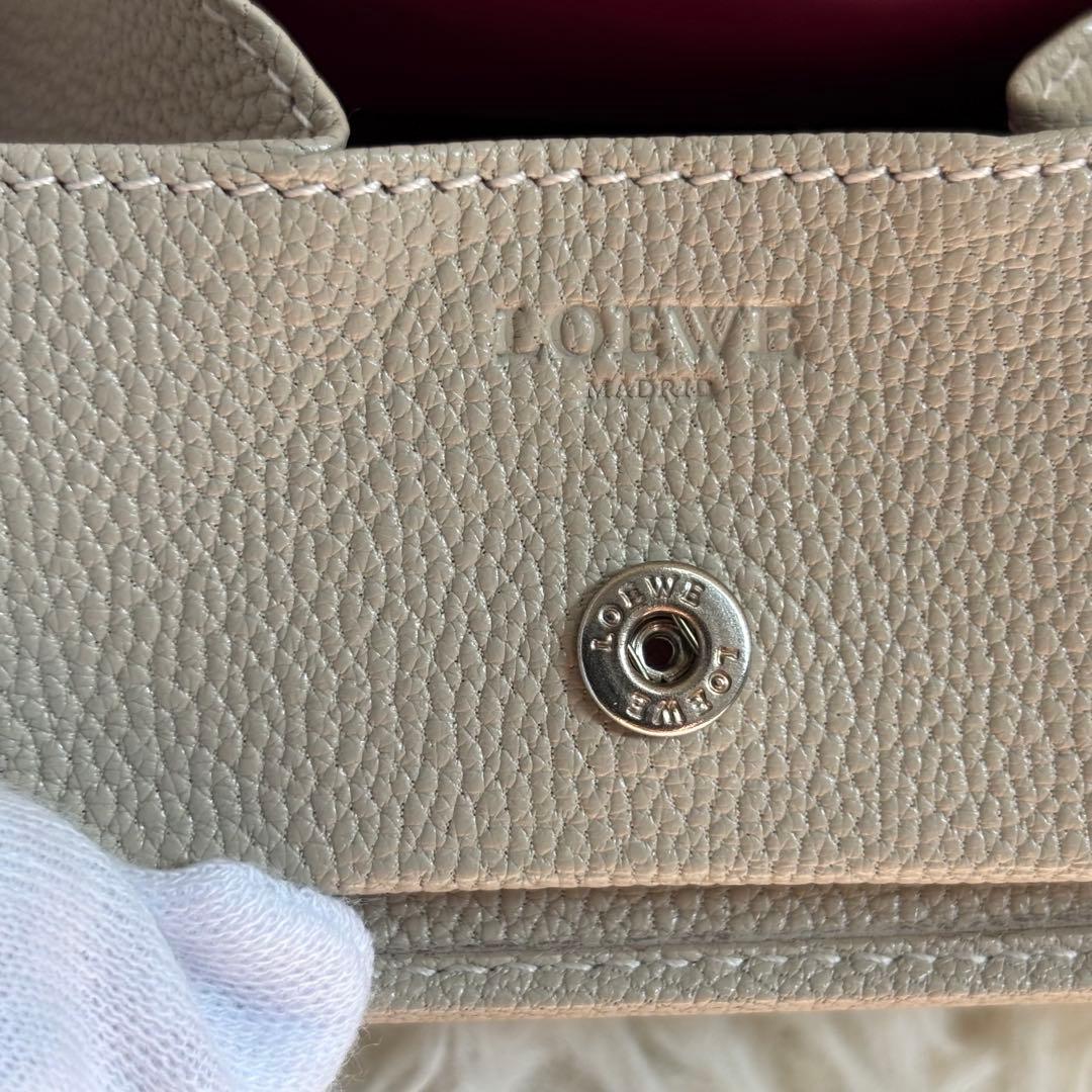 ✨美品　LOEWE ロエベ　アナグラム　小銭入れ　ミニ財布　コンパクトウォレット