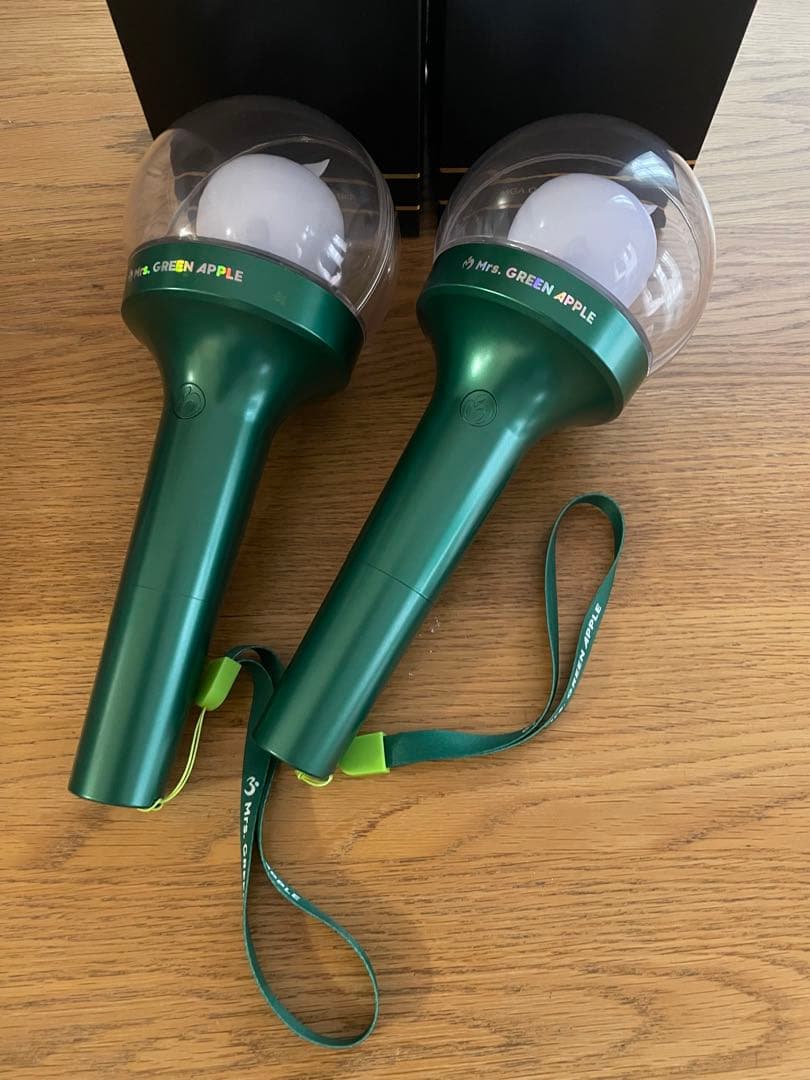 ミセスグリーンアップル　ペンライト　２本セットバベルの塔　特典ステッカー付