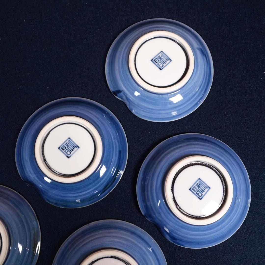 京焼 加藤利昇 祥瑞一閑人 小皿 5客 共箱