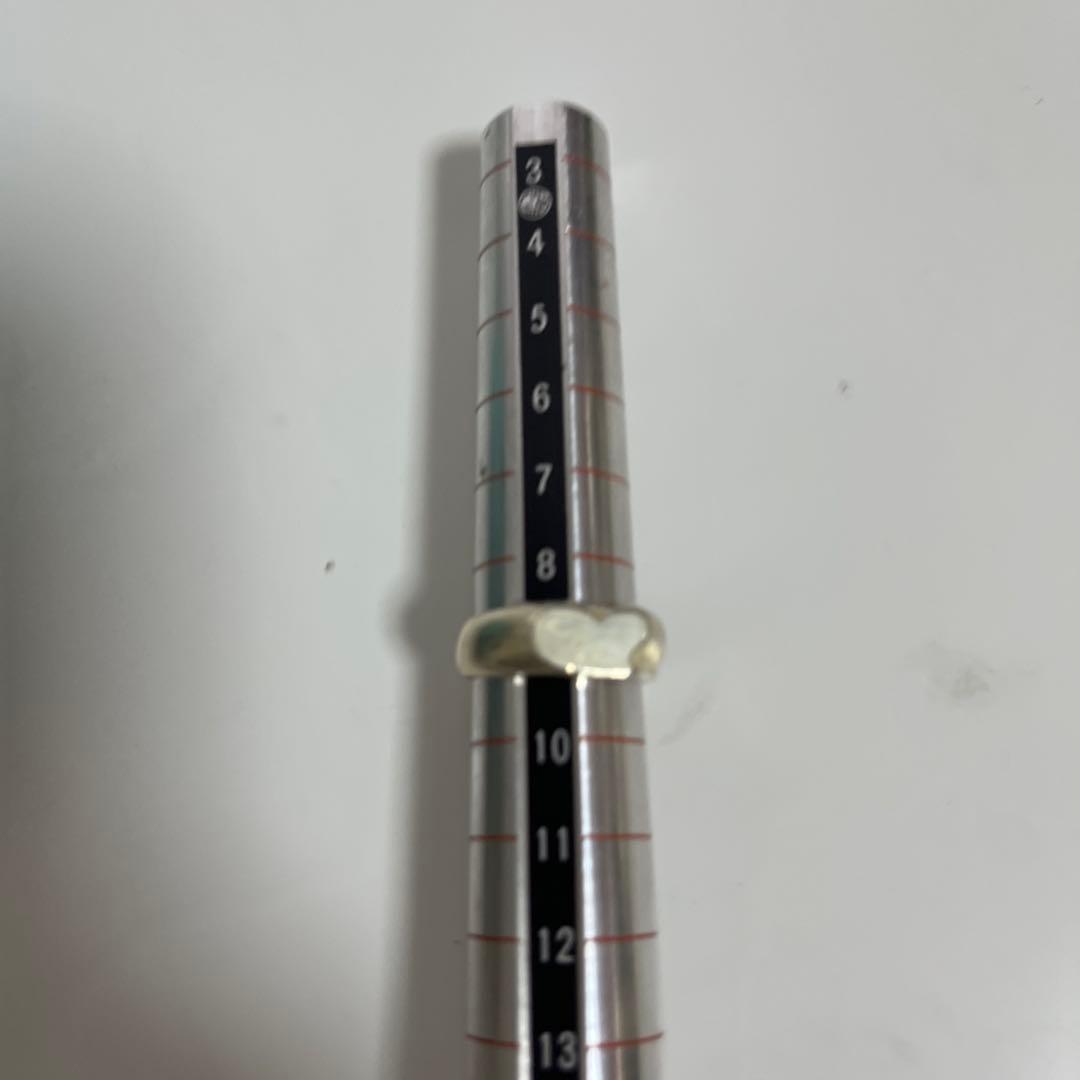 ティファニー　シグネットカーブズハートリング　8,5号