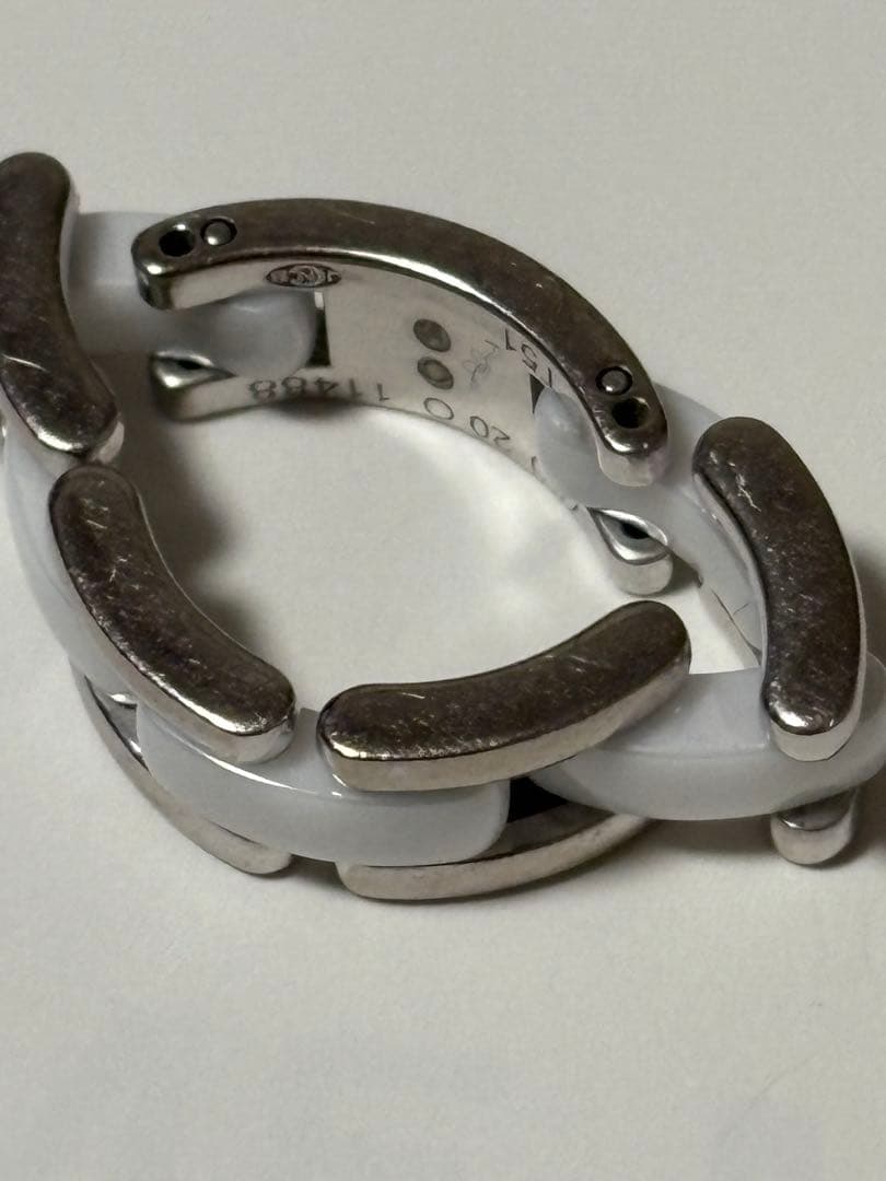 CHANEL 750ホワイトゴールドリング