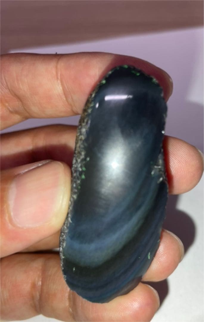 研磨品　十勝石玲瓏5個セット+玲瓏原石ランダムおまけ2個