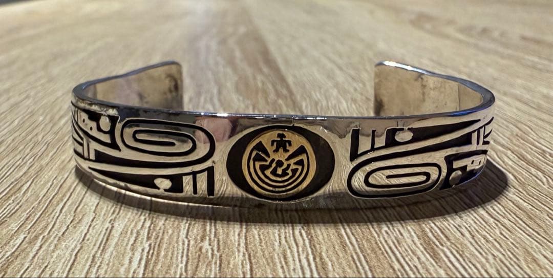 ホピ族バングル　ジェイソンタカラ JASON TAKALA 14K