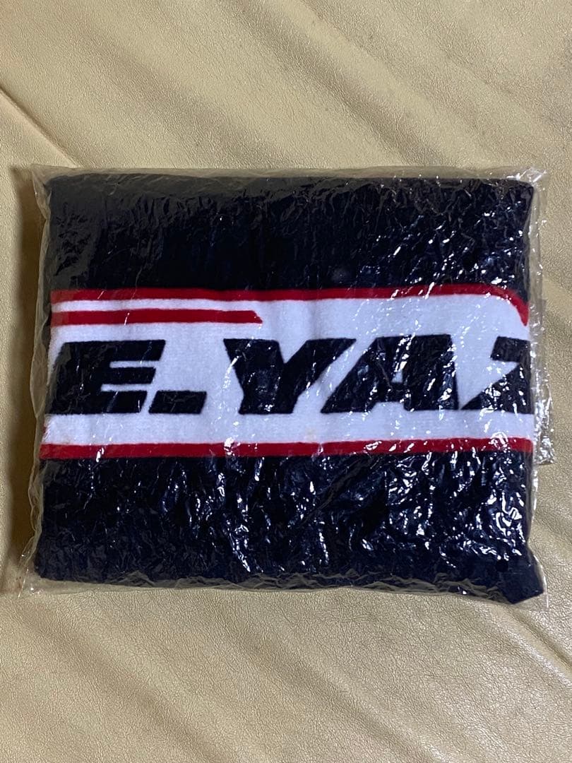 E.YAZAWA ロゴタオル 黒　矢沢永吉　ライブ　物販品