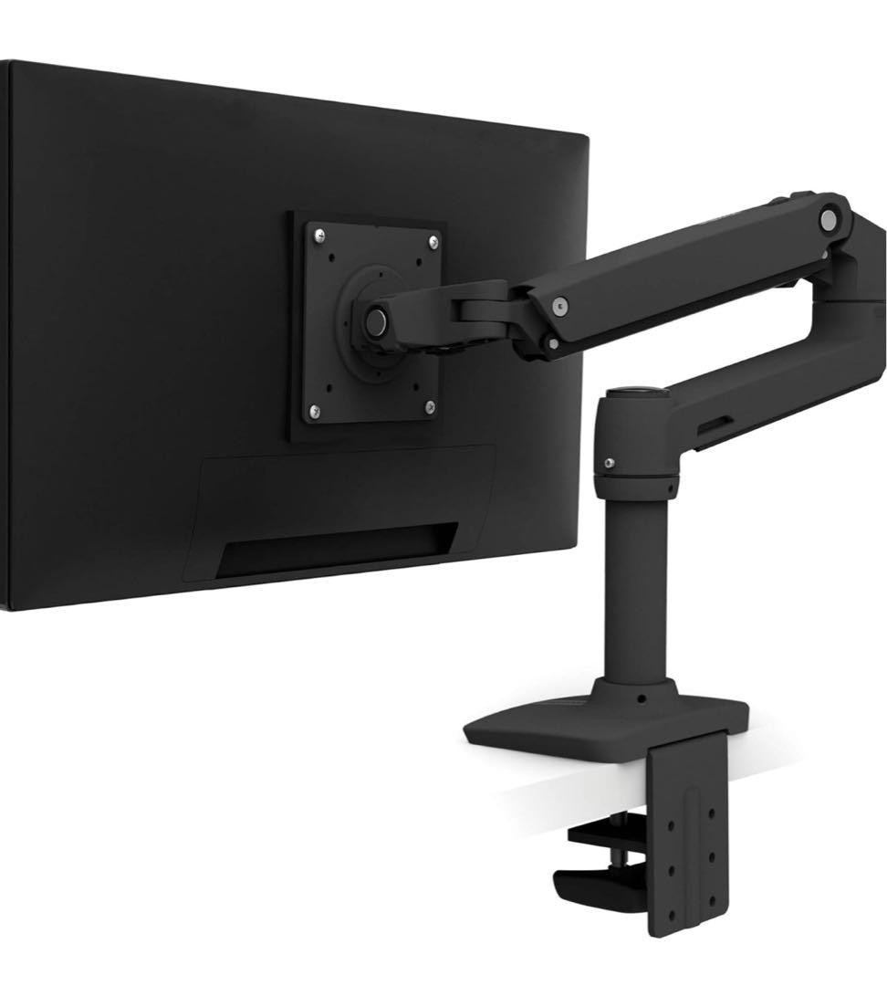 エルゴトロンLX ブラック モニターアーム クランプ式