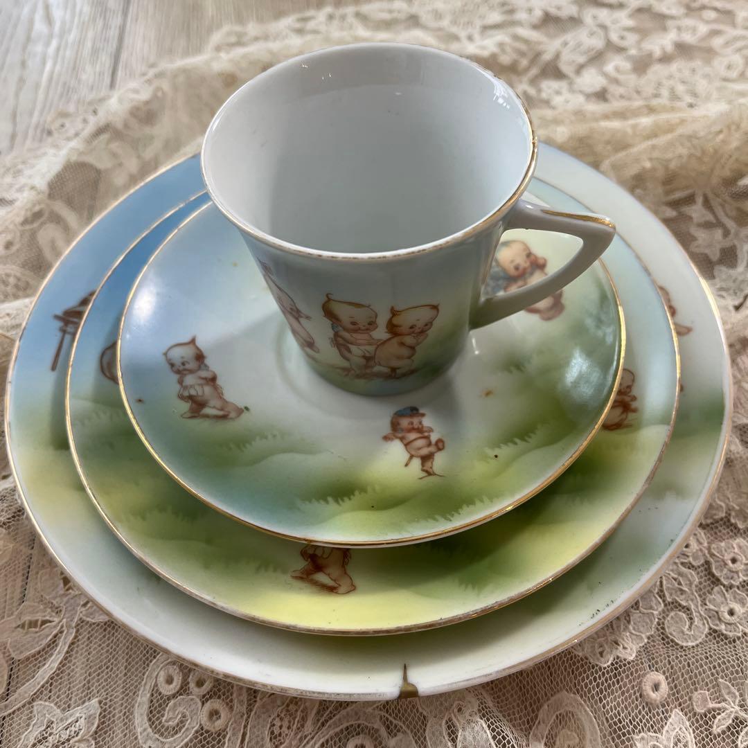 ローズオニール　キューピー　カップ&ソーサー他　食器セット　アンティーク