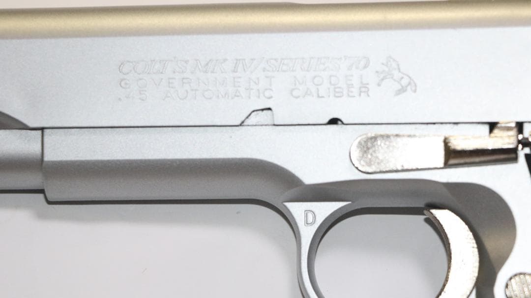 MGC　AＢＳ樹脂製モデルガン コルト GM　ＭＫⅣマットシルバーSPG合法品