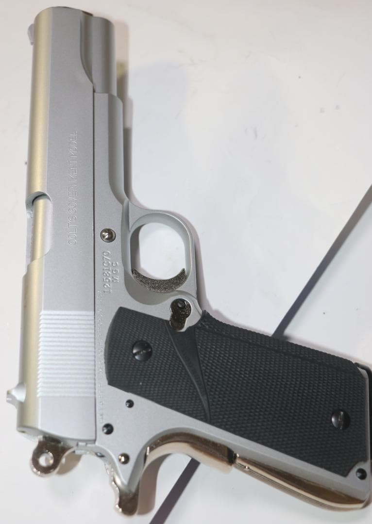 MGC　AＢＳ樹脂製モデルガン コルト GM　ＭＫⅣマットシルバーSPG合法品