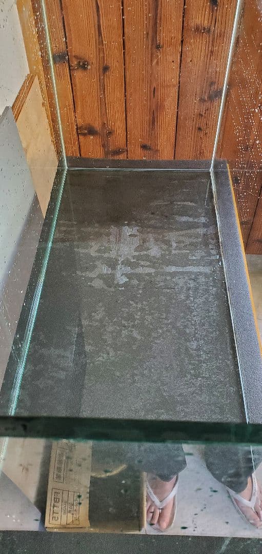 GEX900オールガラス水槽、水槽台、LED照明　引き取り限定