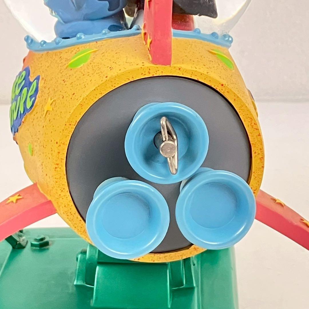 リロ&スティッチ フィギュア スノーグローブ オルゴール 25周年ピンズ付き